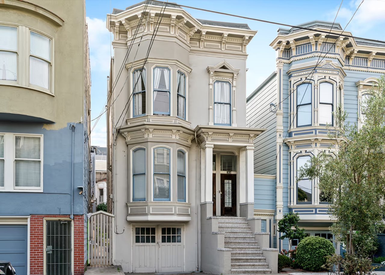 1701-1703 Broderick Street, a San Francisco Victorian sold by Allison Chapleau in a court-confirmed sale