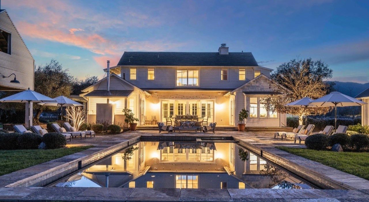 1500 Wheeler Lane, a St. Helena farmhouse estate sold by Josh Dempsey
